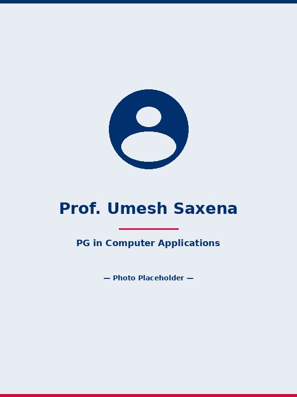 Prof. Umesh Saxena